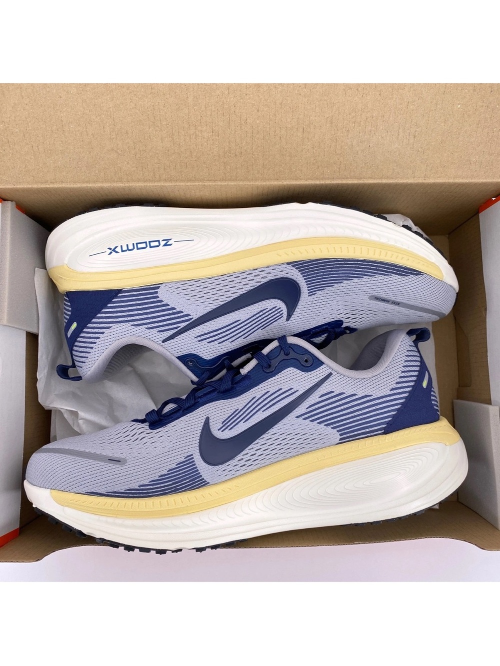 Nike Vomero 18 Grey Pewter Sail Navy - US10.5